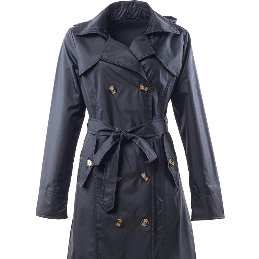 Black Rain Coat Jacket